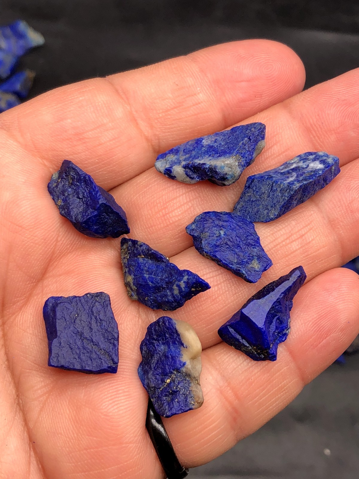 Natural Lapis Lazuli Raw Rough Mine Stone w/Pyrite Chakra Healing 14grams M476.4