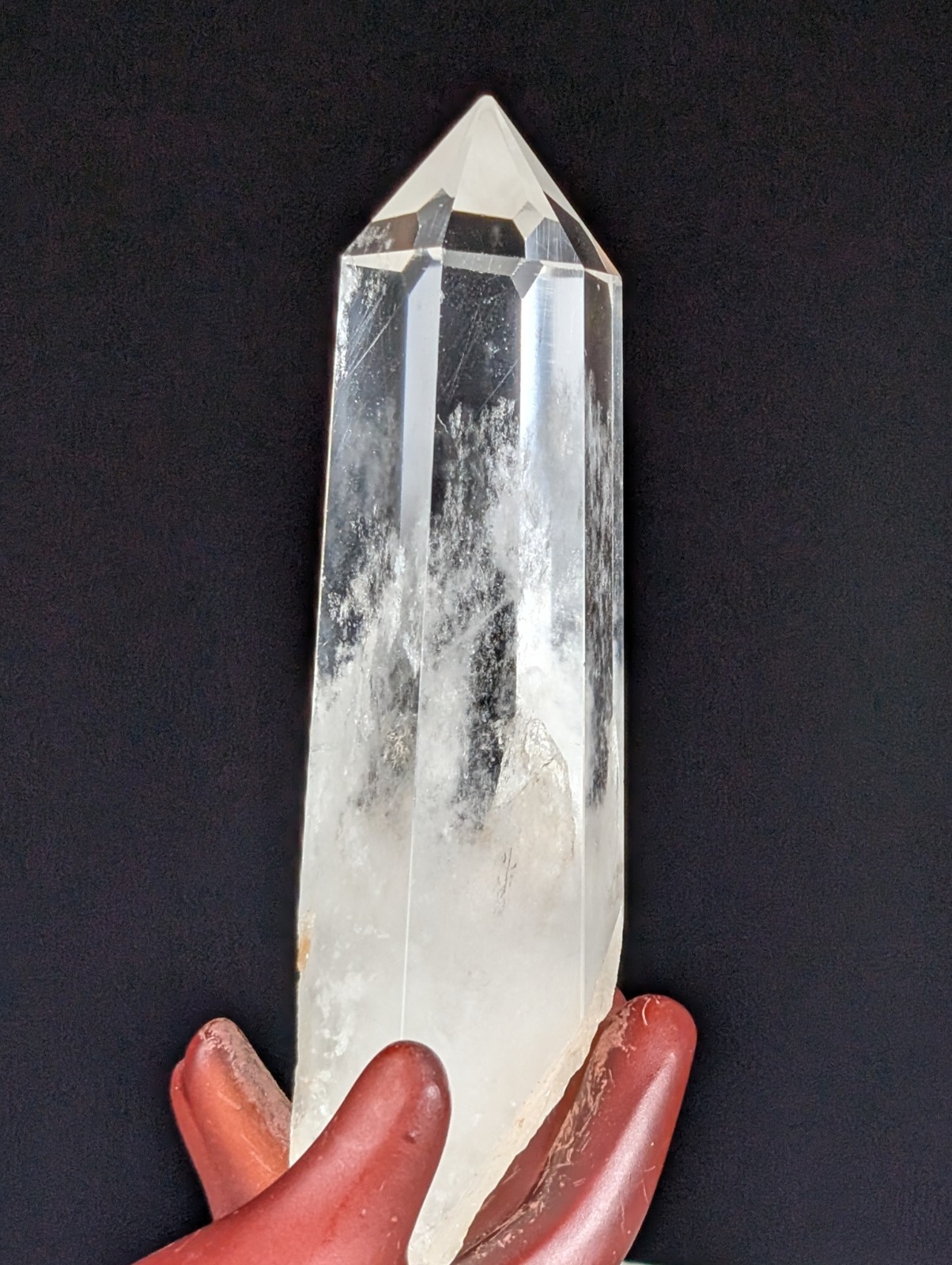 Clear Quartz Tower Raw Polished Point Crystal Gemstone Wand Chakra