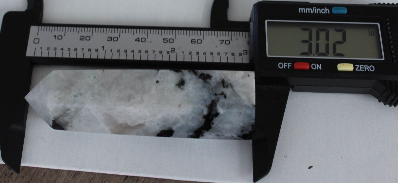 RAINBOW MOONSTONE POINT BUNDLE (2) POINTS INCLUDED 154 GRAMS