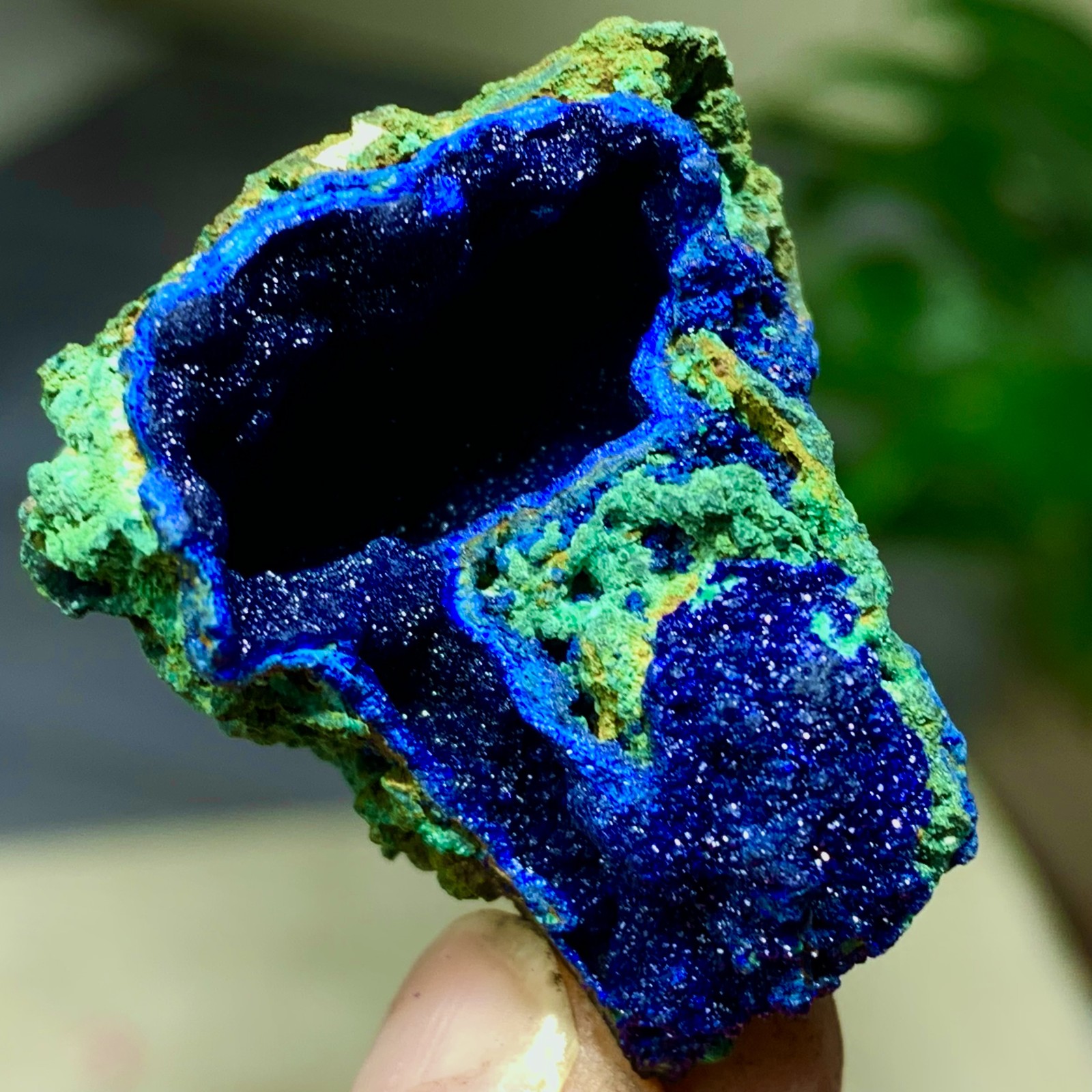 16G BEST NATURAL Azurite/Malachite crystalminerals specimens-
