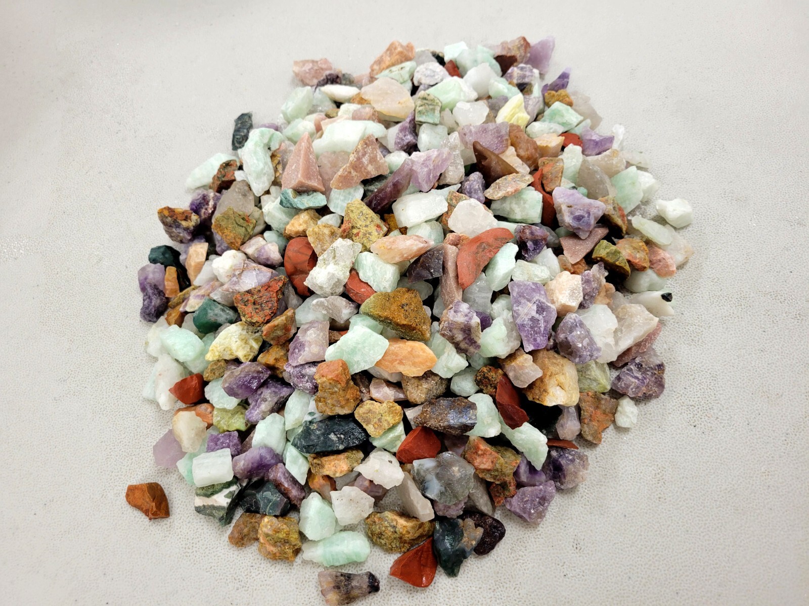 Tiny India Crystals Mix Natural Colorful Mini Gemstones for Jewelry & Tumbling