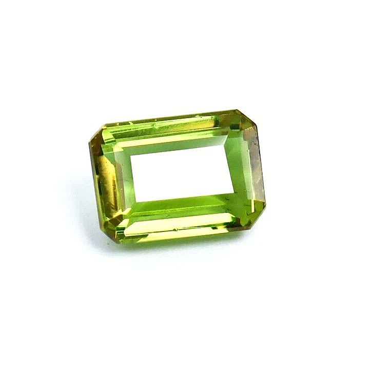 9 CT Alexandrite Emerald Cut Multi Color Changing Stone Loose Gemstone