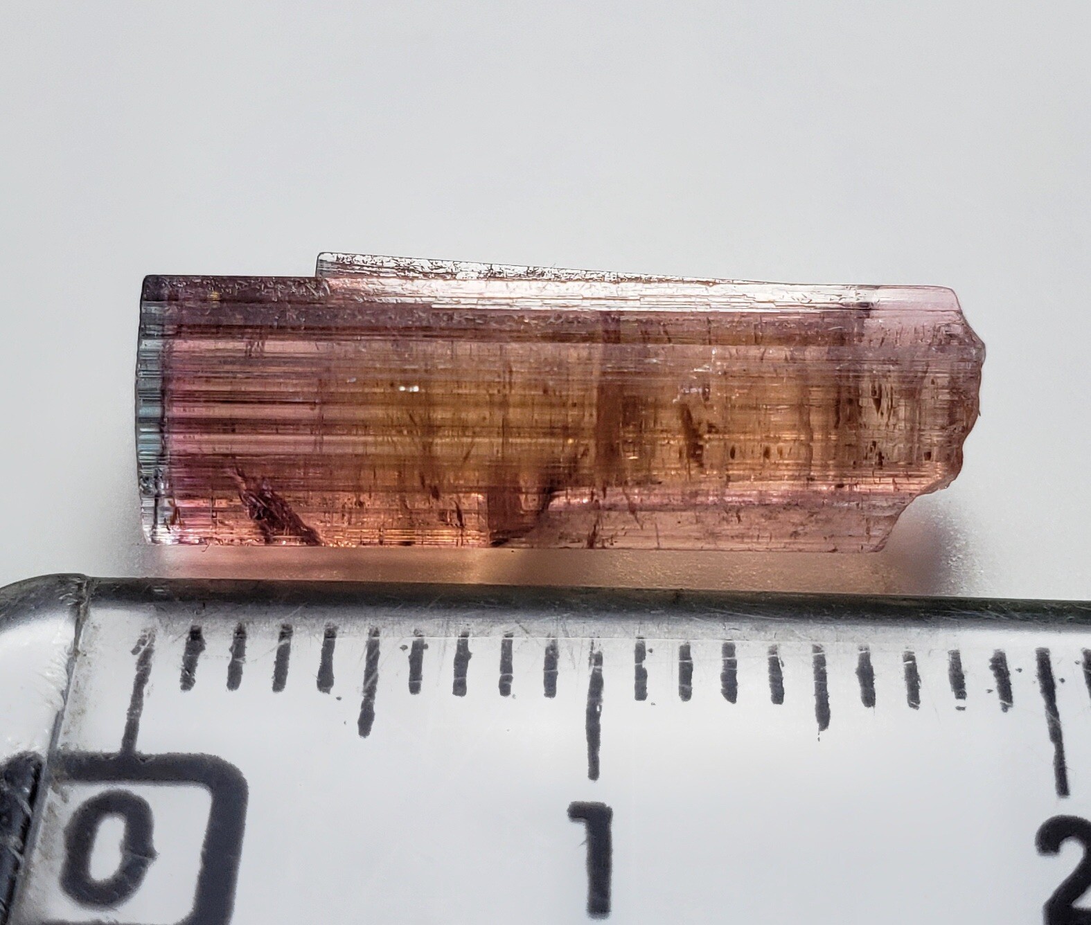 Top Quality Bi Colour Tourmaline Crystals From Afghanistan Mine 7.0 Carats