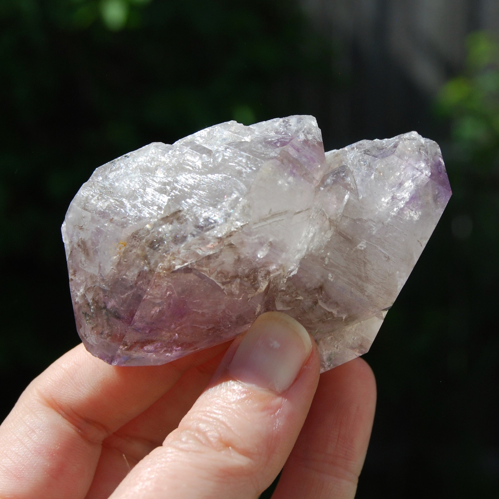 3in 152g DT ET Elestial Window Amethyst Quartz Crystal Cathedral, Mali wa8
