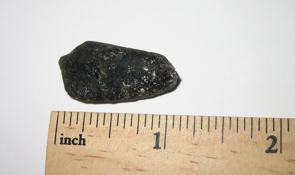 1.2″ RARE! NATURAL ROUGH DARWINITE TEKTITE MINERAL FROM AUSTRALIA ~ 4.2grams *A
