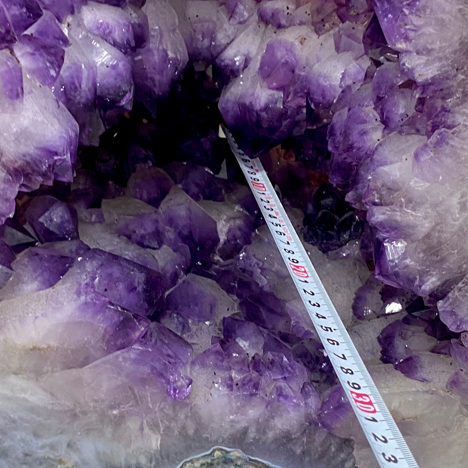 97.86LB Natural agate Amethyst geode quartz cluster crystal Cathedral specimen