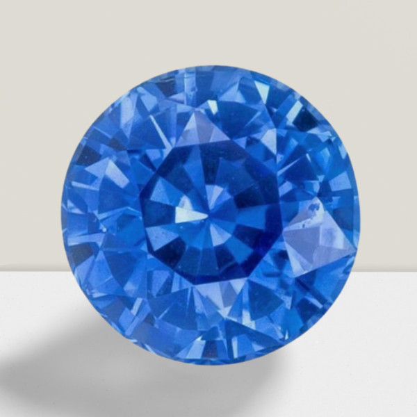 Blue Sapphire Round Cut Gemstone 0.16 Cts – 3 mm Flawless Loose Gem