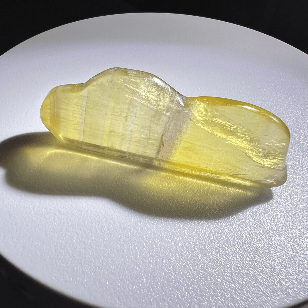 Yellow Fluorite Crystal Cloud Carving