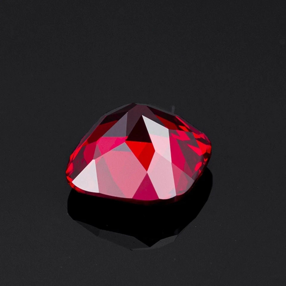 Natural Red Ruby 9.45 Ct+ Cushion Cut Certified Mozambique Loose Gemstone