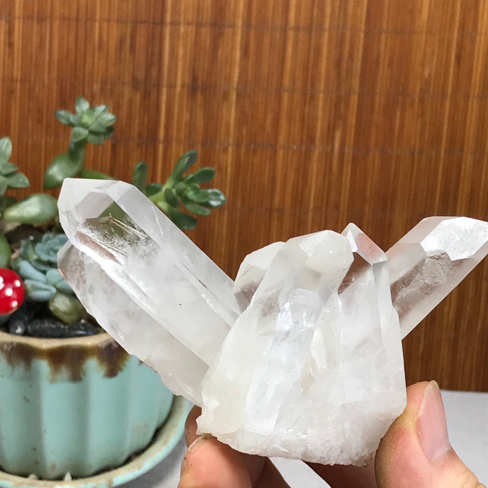 92-78-42mm Natural crystal clusters pretty Quartz Mineral Specimen 149g A6987