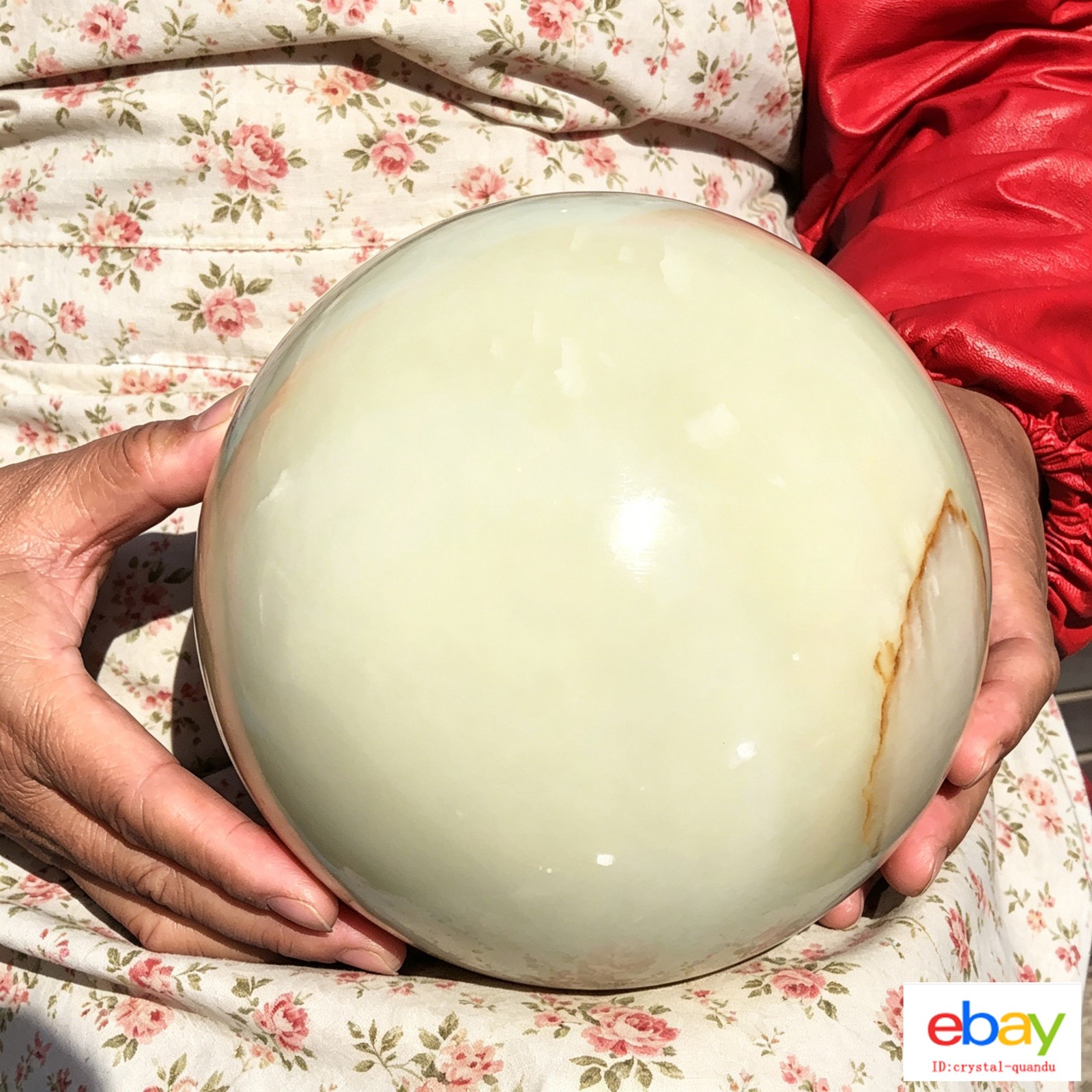 5860g Natural Afghan Jade Crystal Sphere Polished Sphere Meditatio MH3291