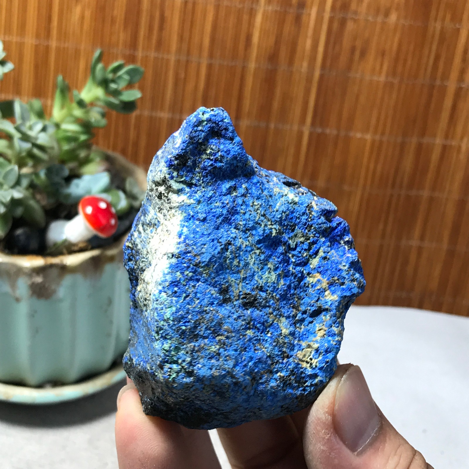 168g Natural Azurite/Malachite gemstone Rough original Crystal Specimen A6543