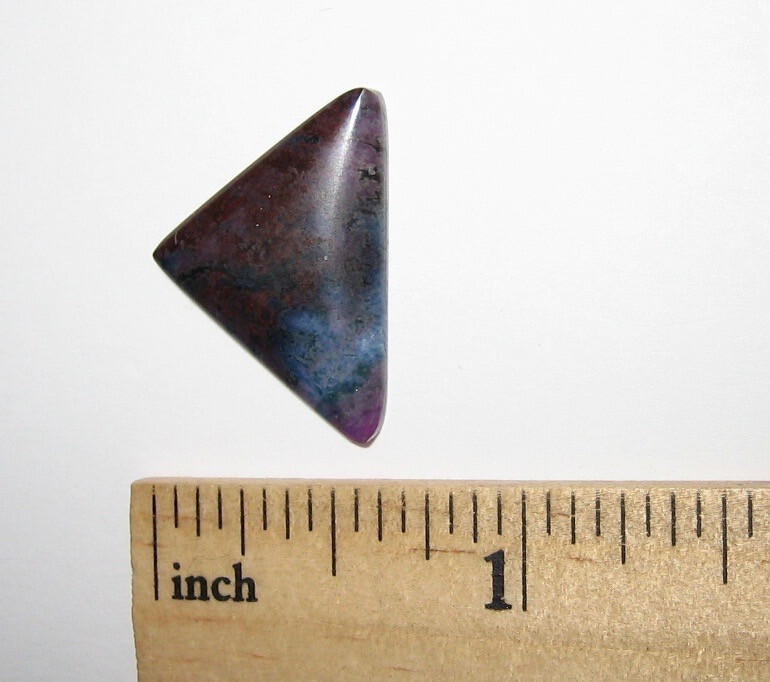 RARE BEAUTIFUL 23mm x 19mm SUGILITE & RICHTERITE STONE CABOCHON S. AFRICA 2g *A3