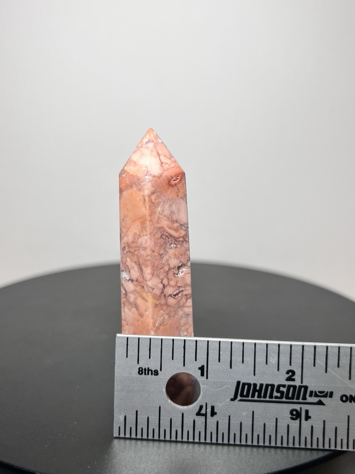 Pink Agate 3 Piece Set – See pics and description for measurements & info