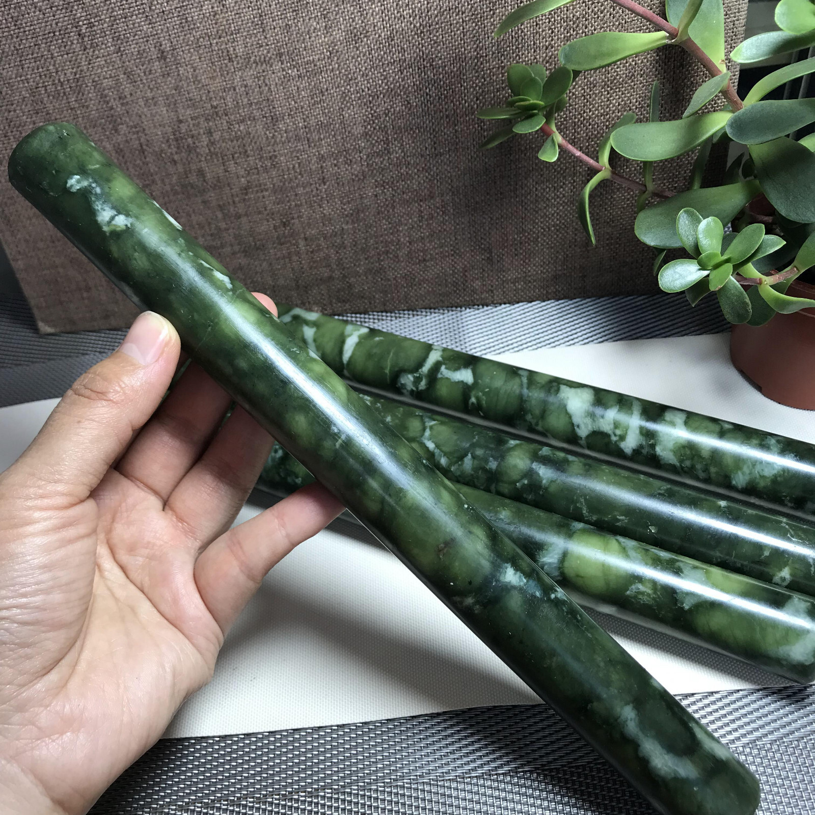 1Pcs Natural Jadeite Boulder Rough Raw Cut Natural Form Tyte Jade Specimen 375g
