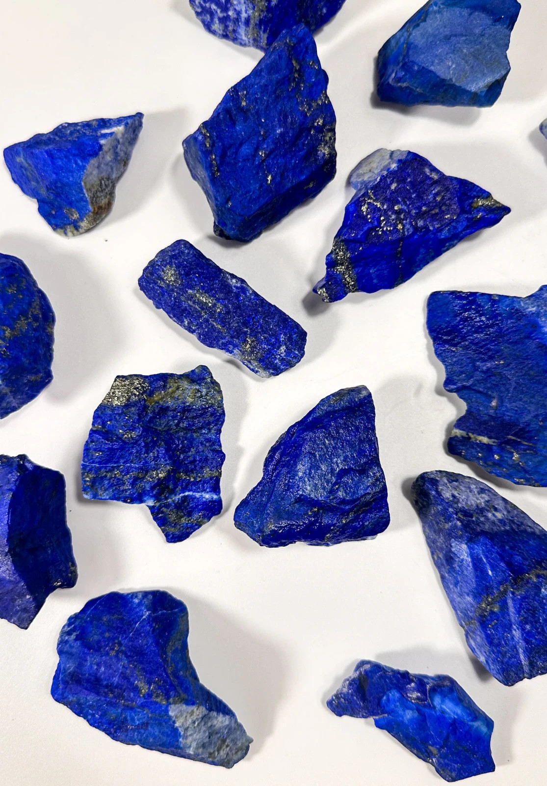 5PCS Raw Lapis Lazuli Crystal Stone Natural Blue Gemstones Healing Reiki Decor