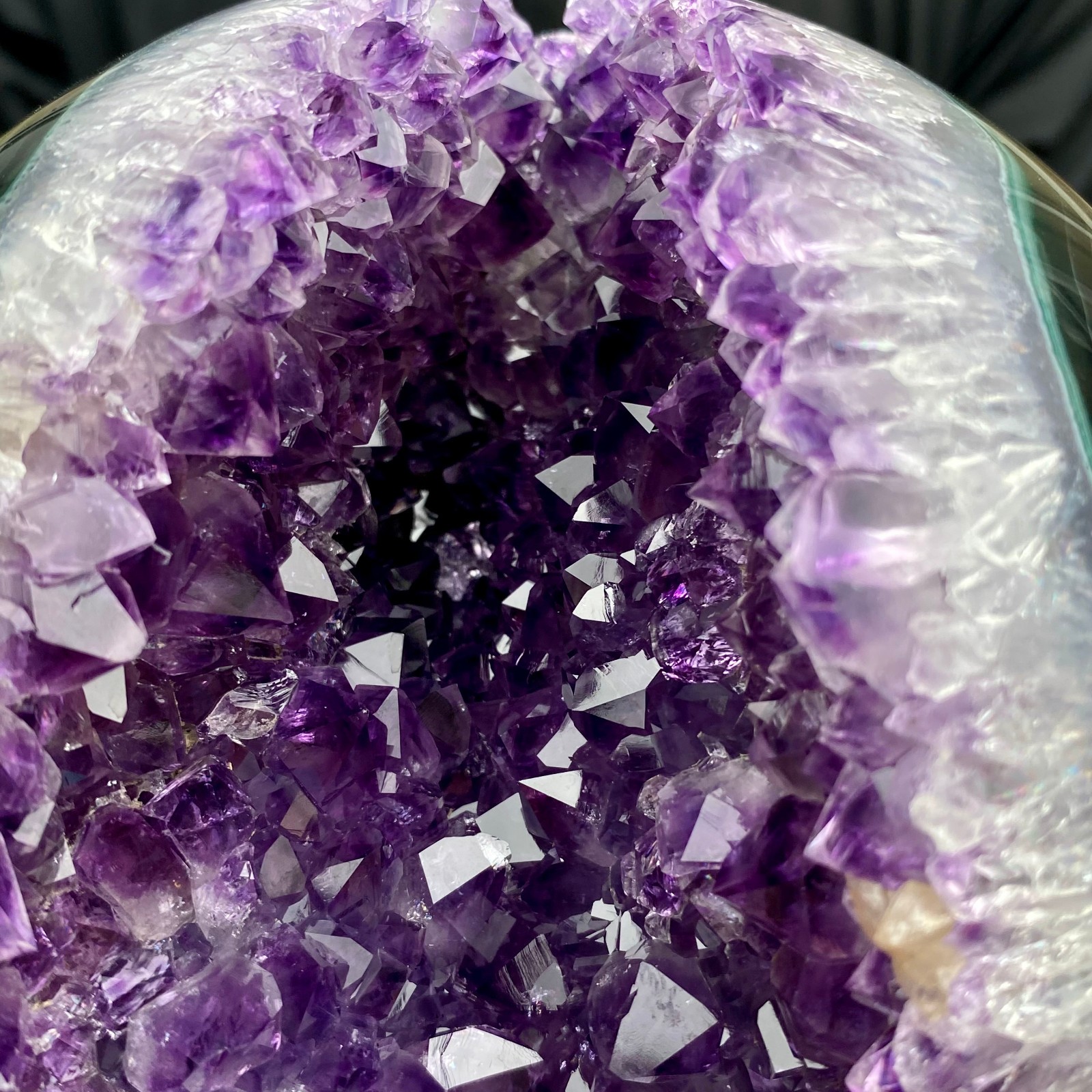 7.49LB Natural Amethyst Agate Ball Quartz Crystal Sphere reiki healing gem