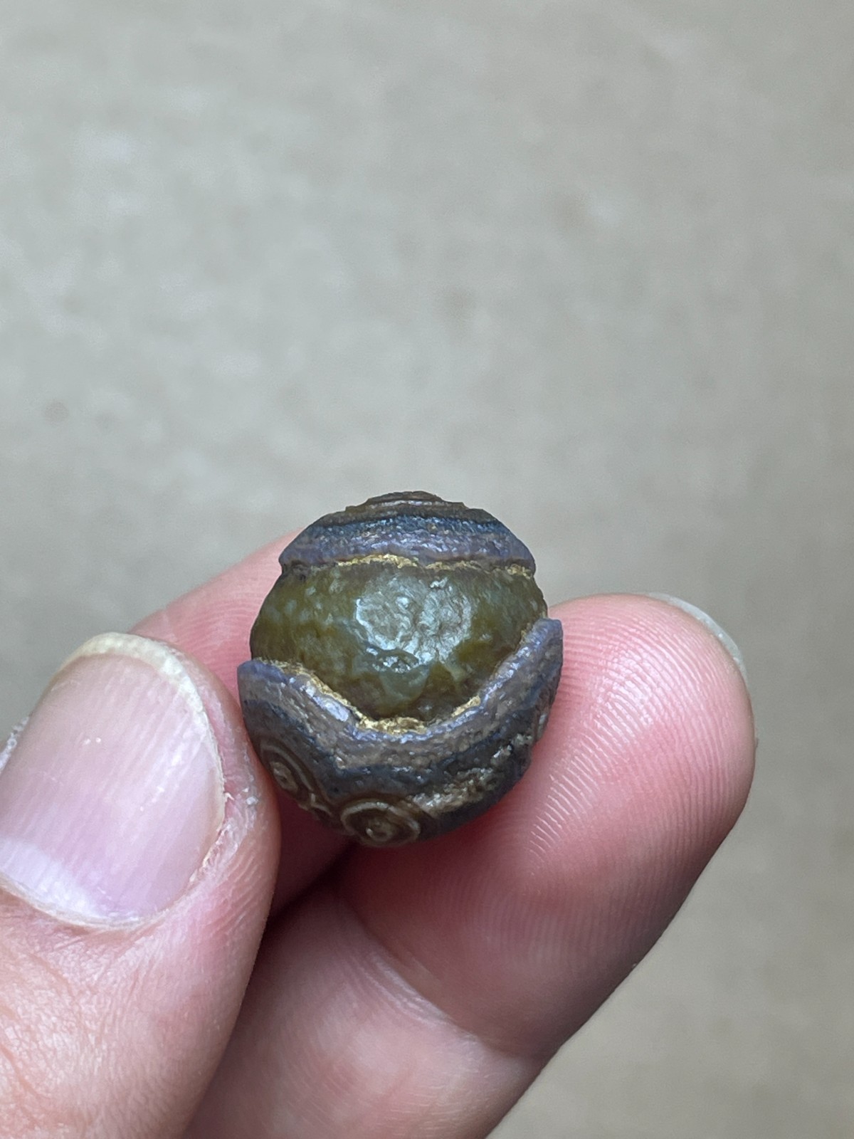19mm Beautiful Natural agate Gobi agate eye agate cute collection
