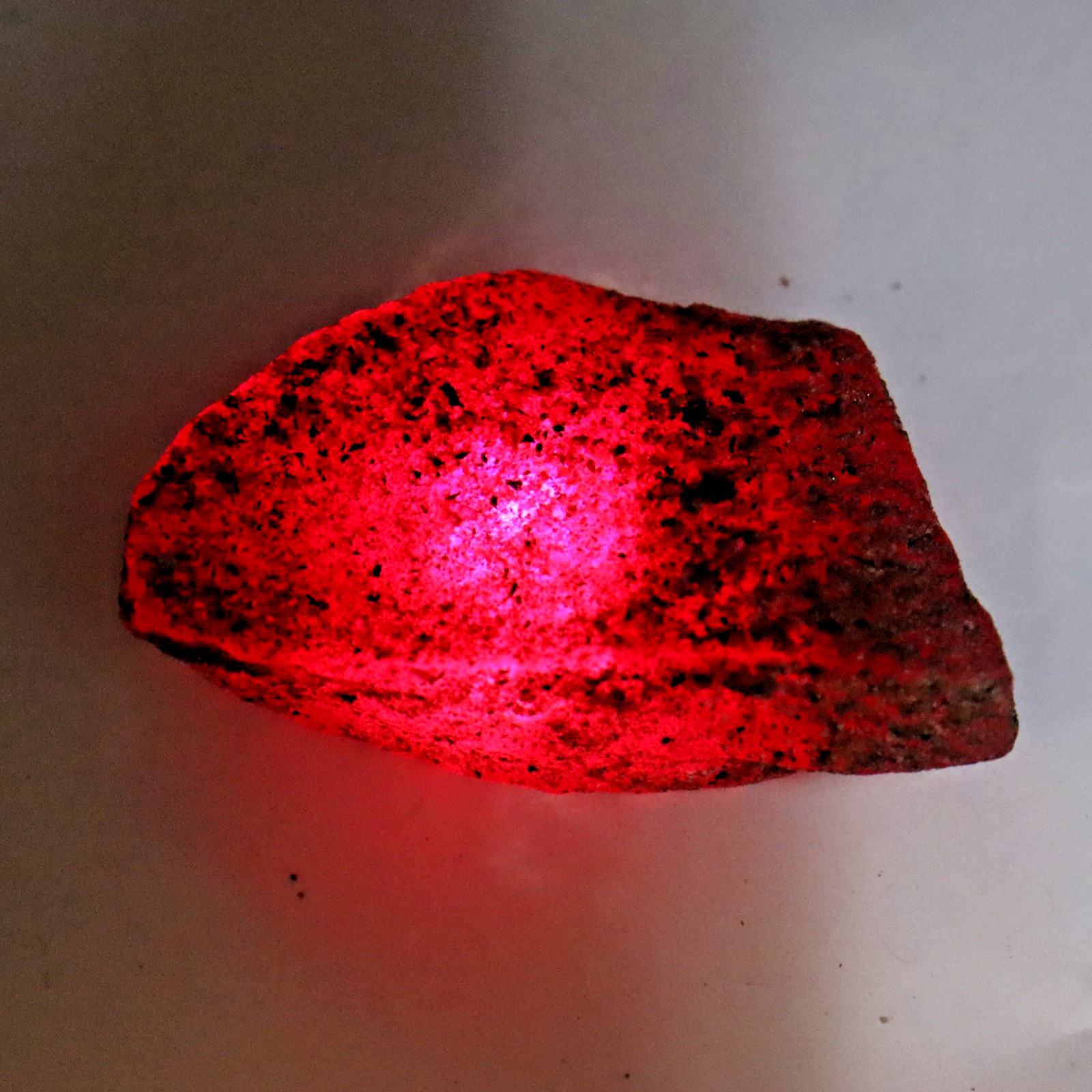 Natural Red Ruby Rough Uncut 218 Ct Certified Loose Gemstone From BURMA