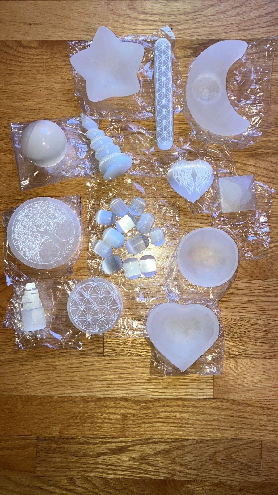The Ultimate Selenite Bundle: Experience the Calming and Cleansing of Selenite