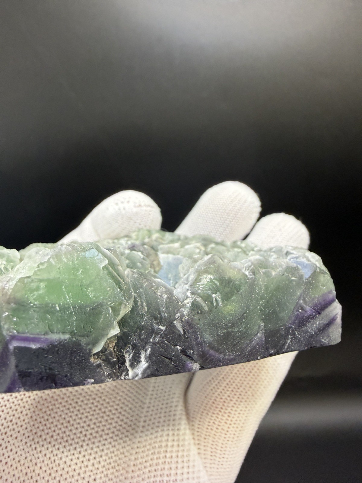 Multi-Colored Natural Rough Faced Fluorite Heart Specimen! Minerals, Crystals!
