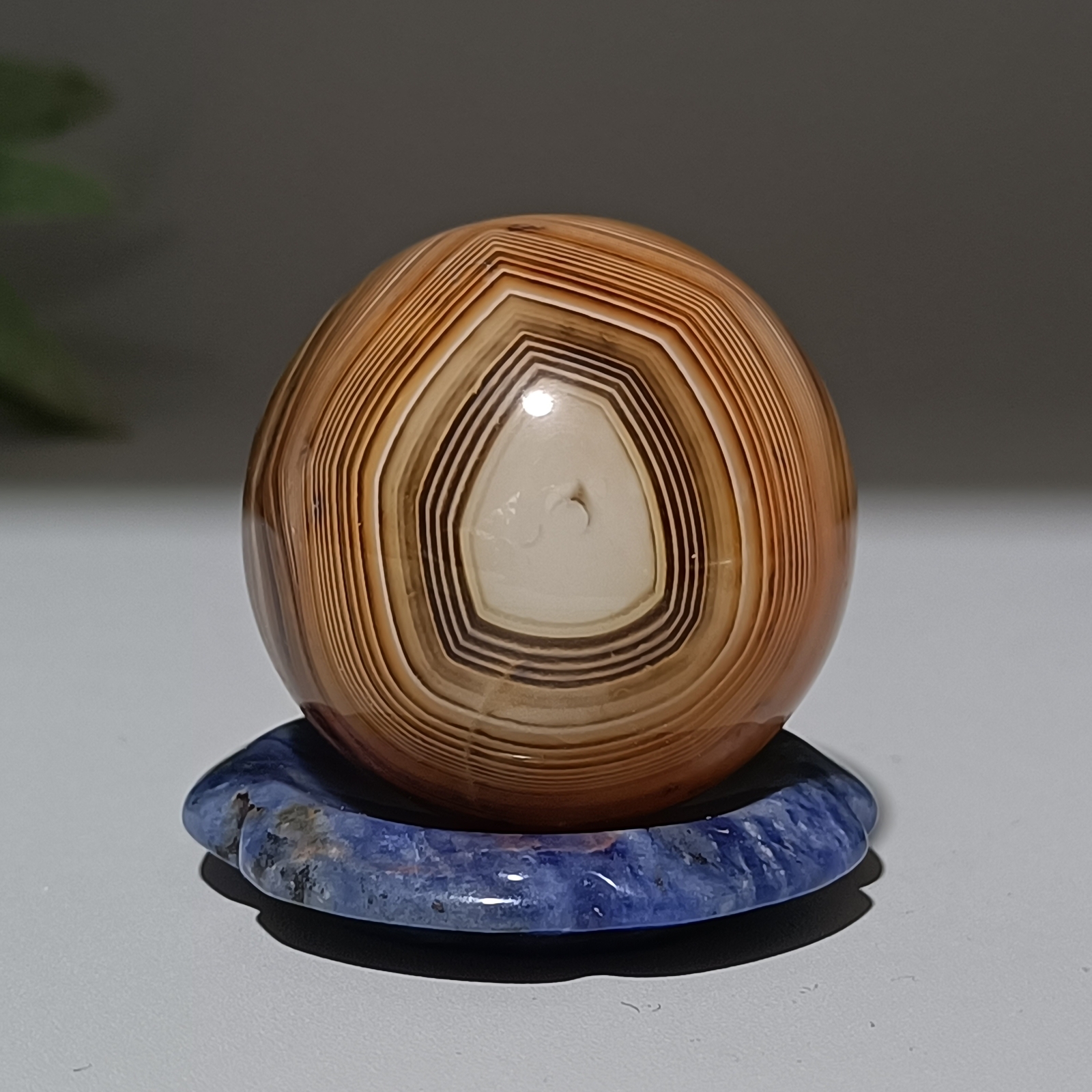 32MM Natural agate Quartz Sphere Healing Crystals Ball reiki gift+stand