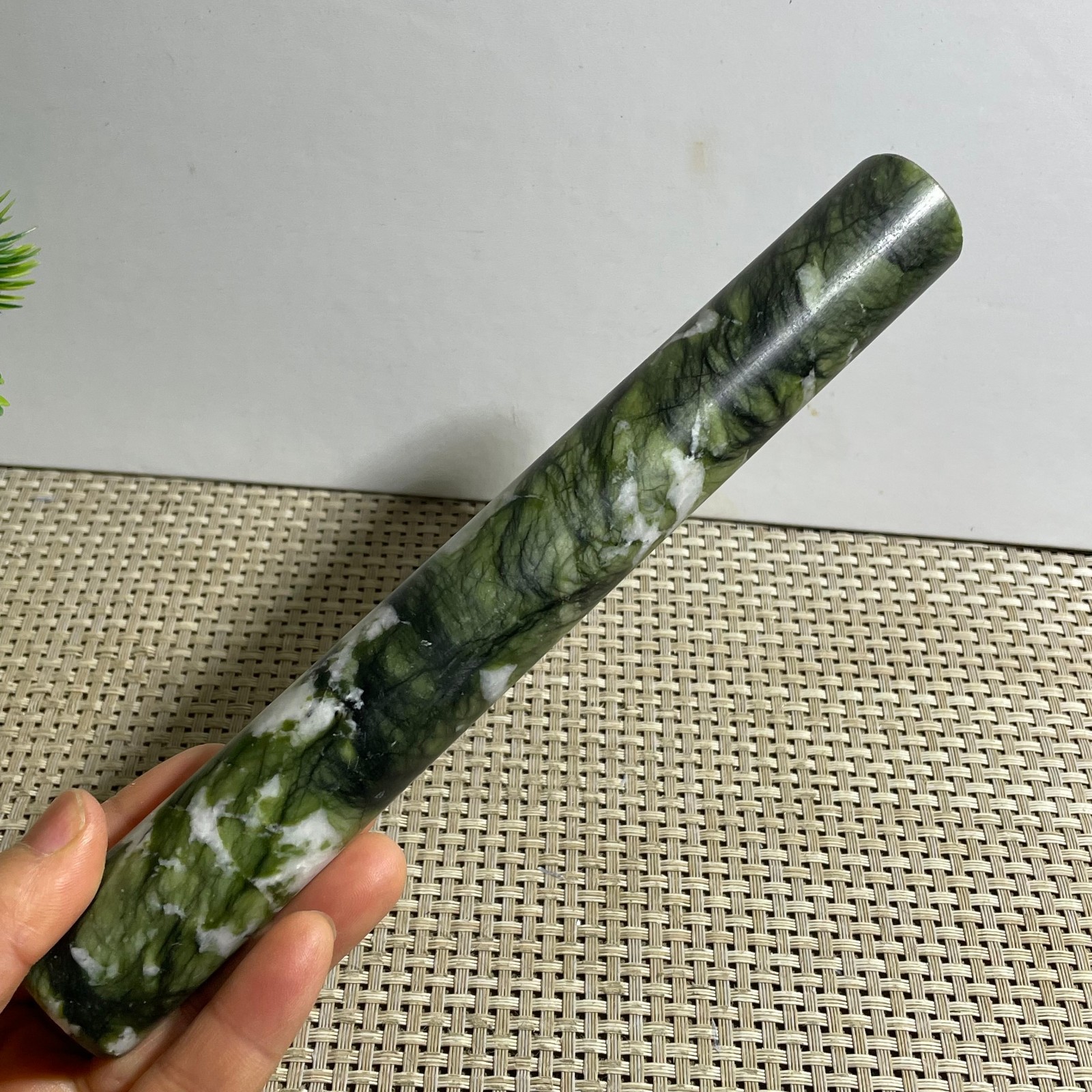 Jadeite Boulder stone Rough Raw Cut rolling pin Jade Specimen – random 310g g2