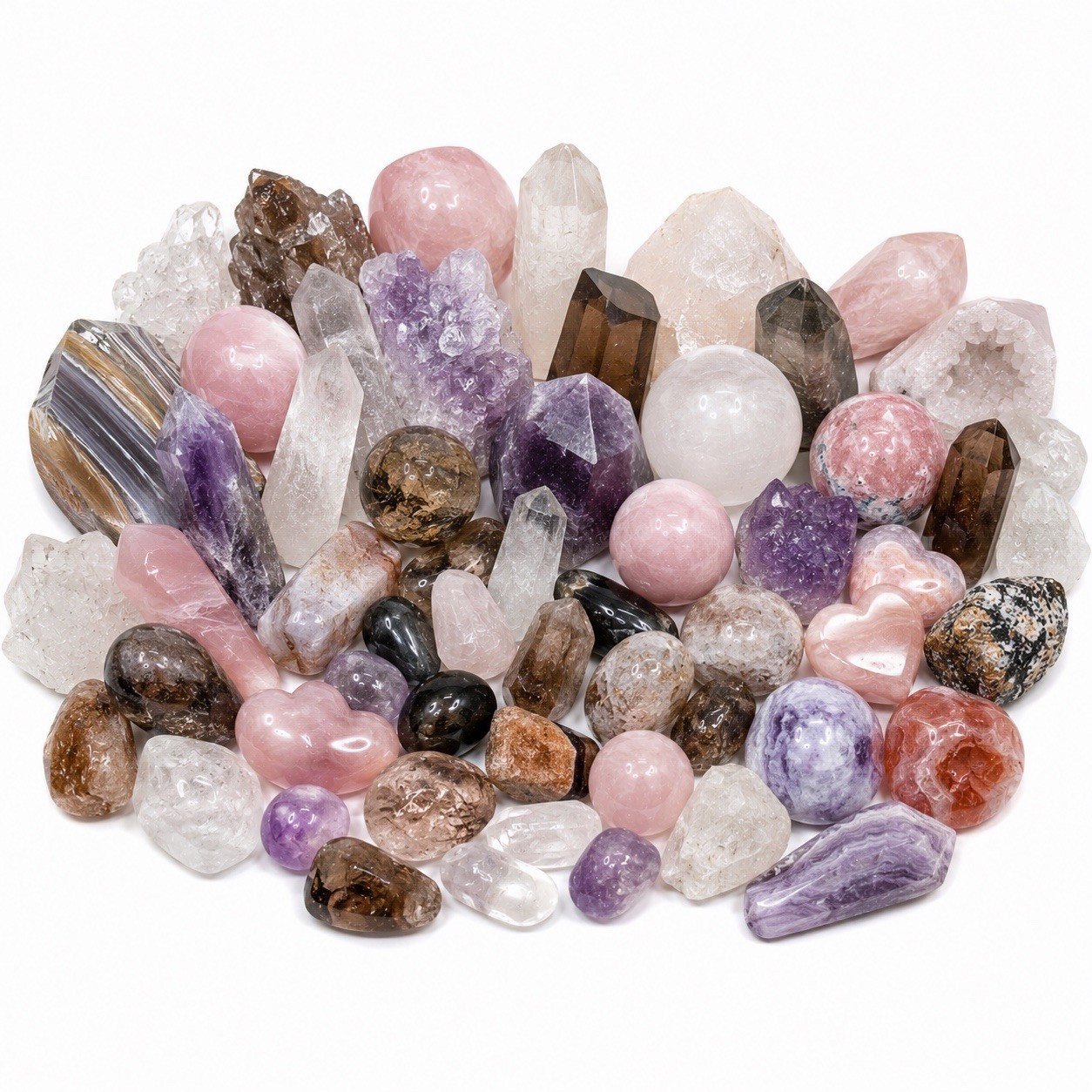 10 LB Quartz Variety Mixed Lot – No Selection