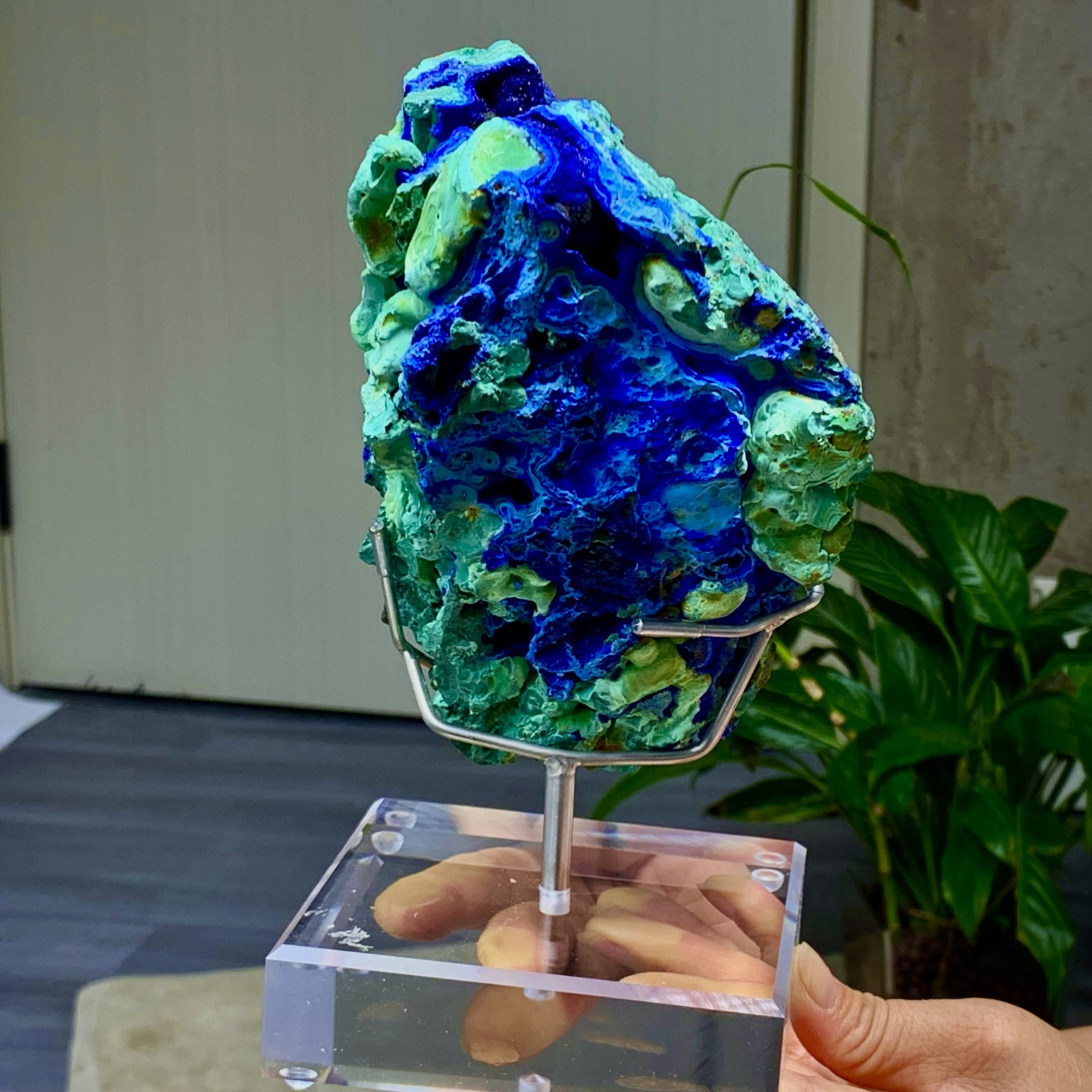 4.71LB Best Natural Azurite/Malachite raw Crystal Mineral Specimen