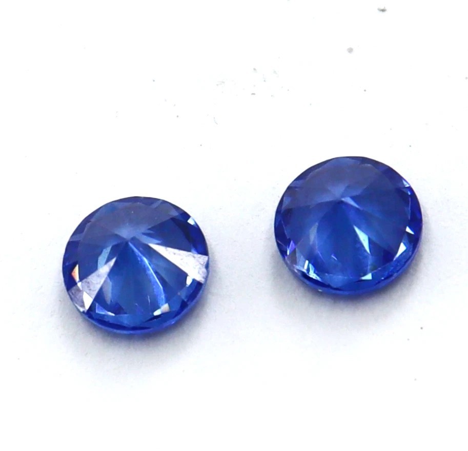 Pear, AAA+ Natural Blue Sapphire Round Cut 1.80 Ct Certified Loose Gemstone