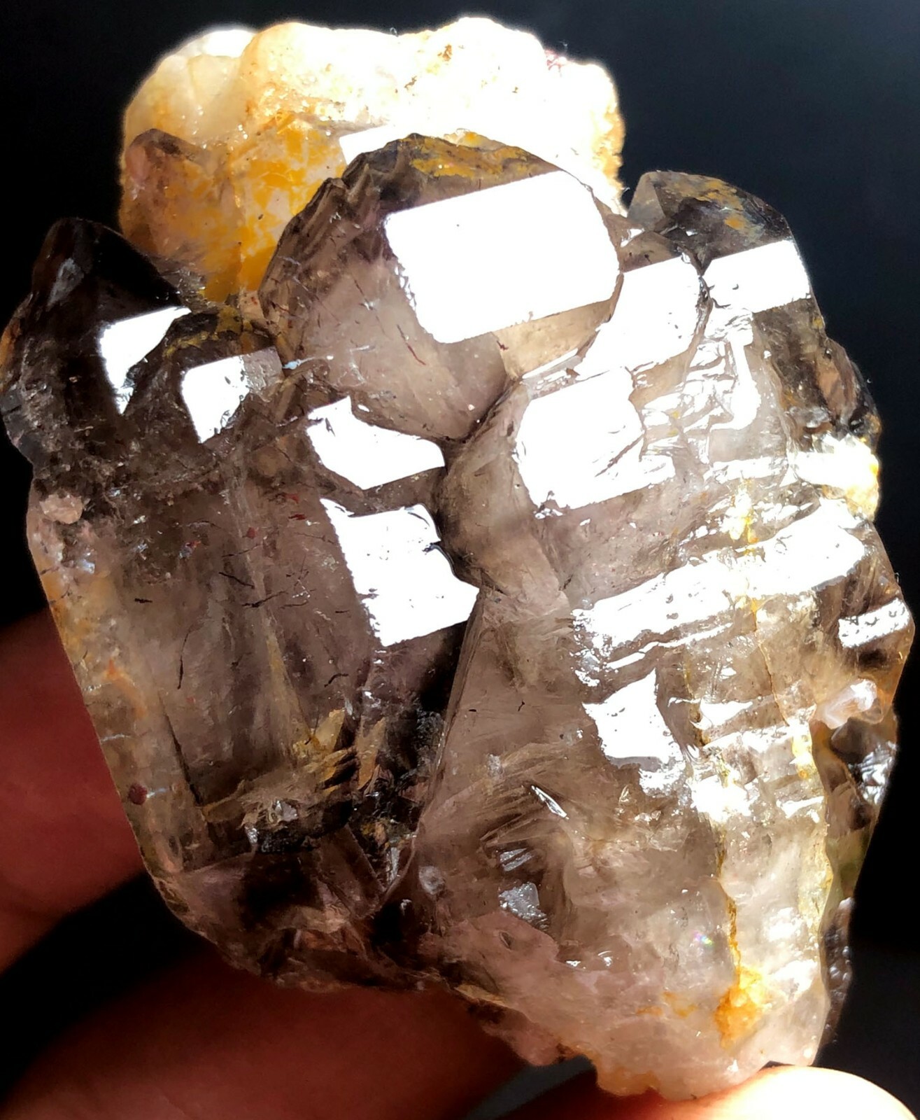 112g Diamond Grade! Super Seven Skeletal Amethyst Quartz Crystal h906