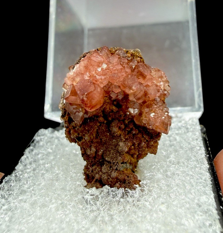 Rhodochrosite & Caryopilite : N’Chwaning Mine . North Cape , South Africa 🇿🇦