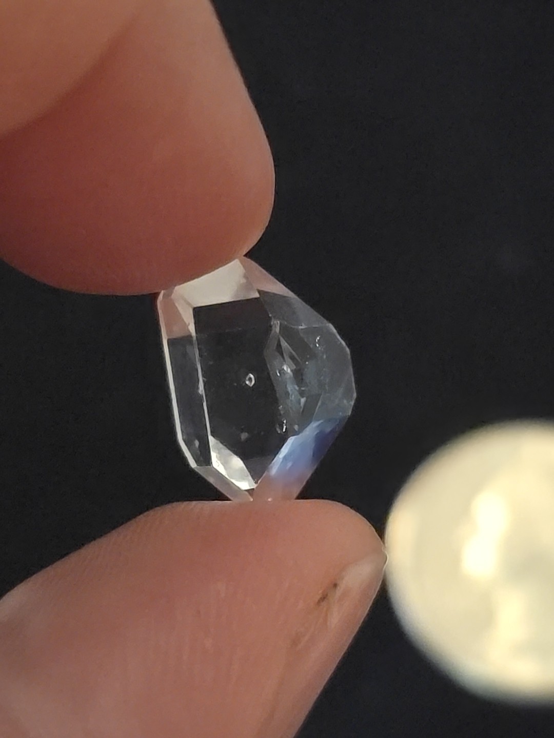 Herkimer Diamond Quartz Crystal Double Terminated Gem Quality 1.10g USA