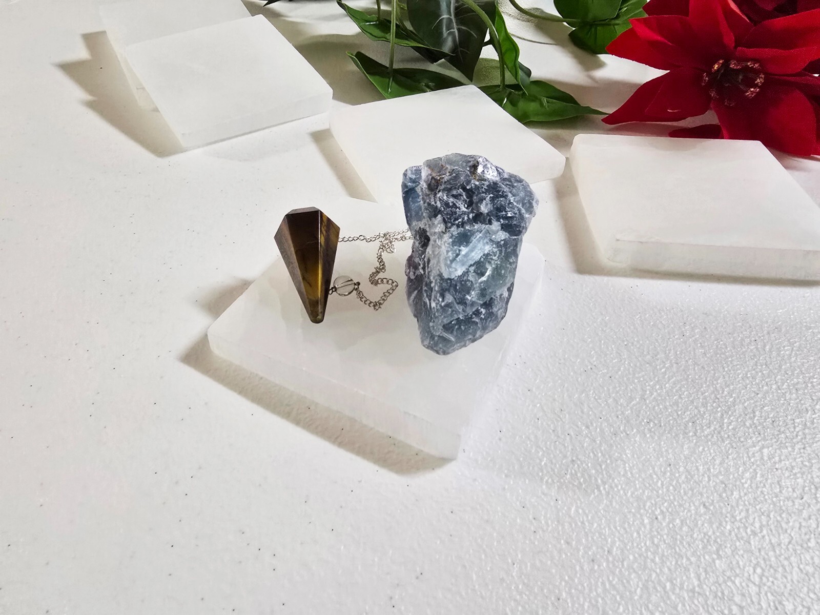 Selenite Square Charging Crystal Plate Polished Slab for Crystals Cleansing