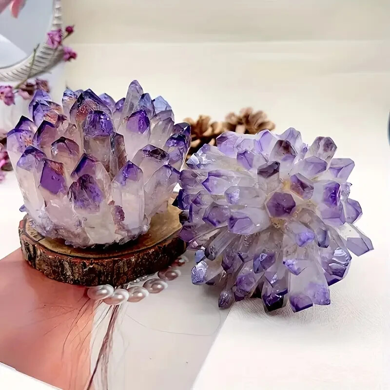 300g+ Natural Rare Large Raw Amethyst Crystal Cluster Healing Mineral Specimens