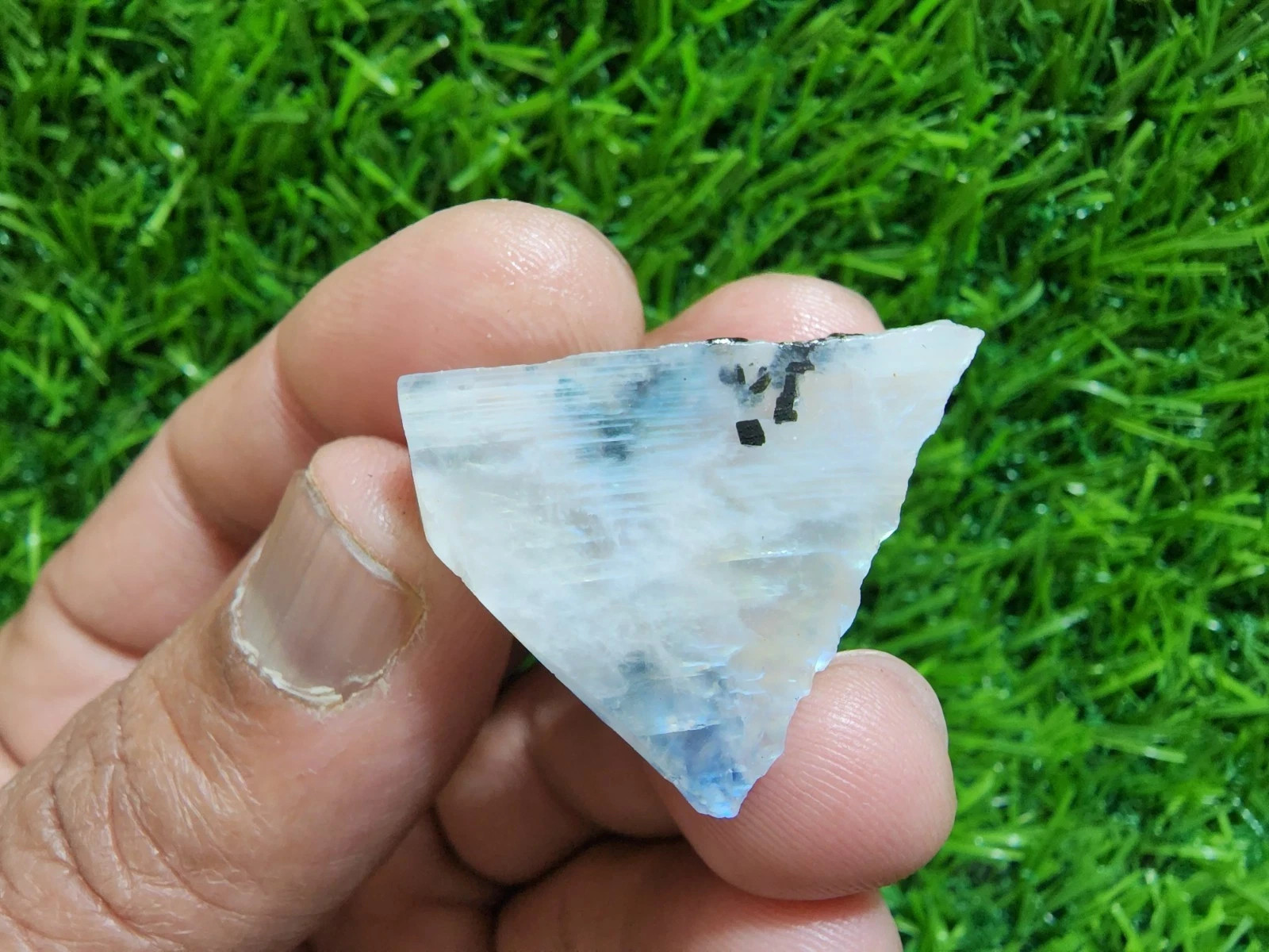 Rainbow Moonstone Raw 50 Crt Rare Moonstone Rough Gemstone For Jewelry Making