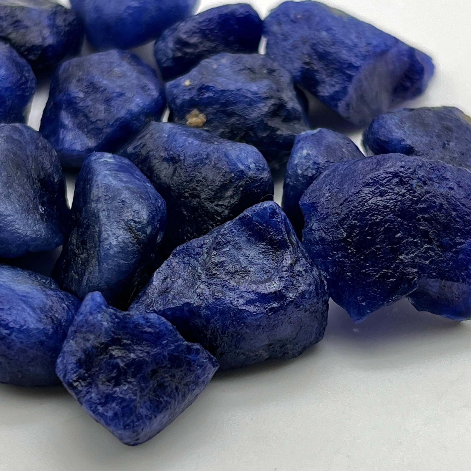 Natural Blue Sodalite Rough Chunks | Raw Gemstone Lot for Jewelry Making