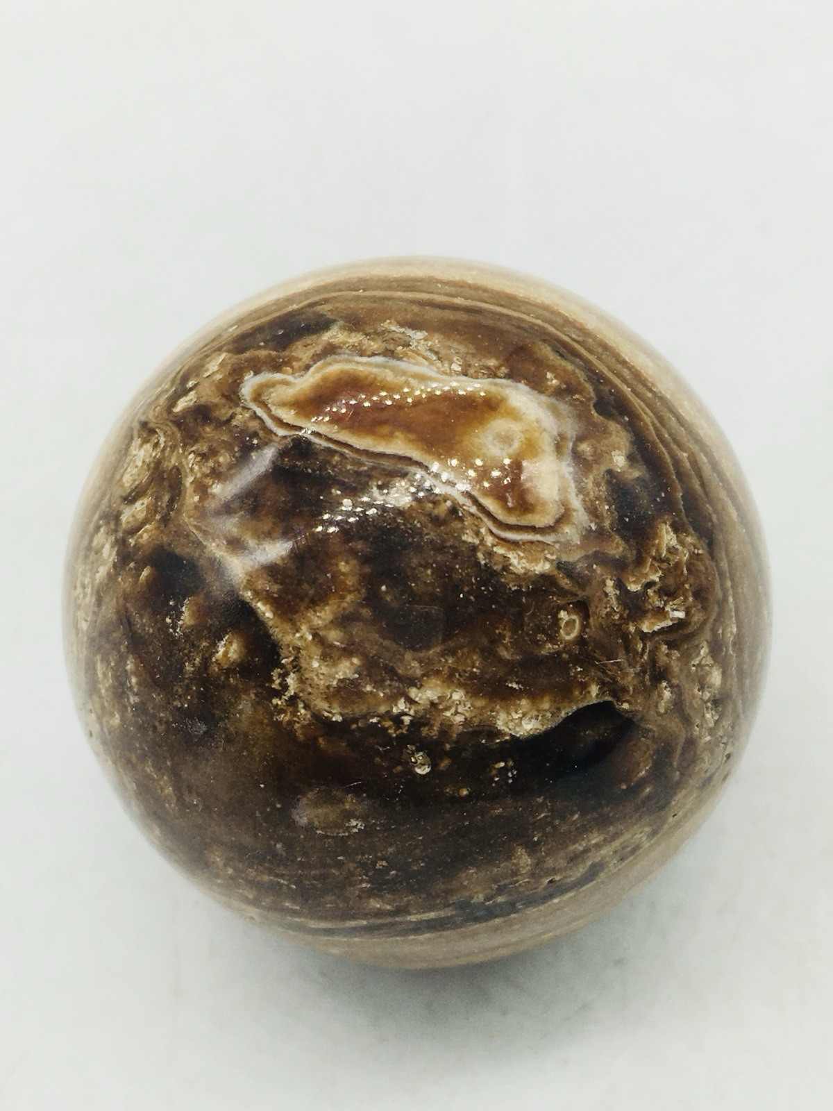 Chocolate Calcite Sphere Handmade Polished Crystal Ball