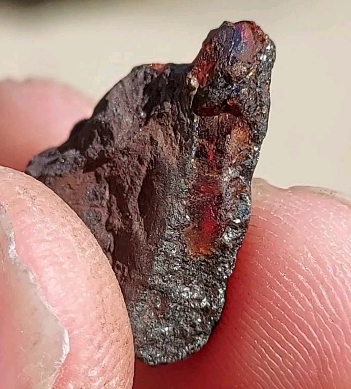 ULTRA RARE GEM RHODOCHROSITE ON MATRIX N’Chwaning I Mine, KMF, South Africa