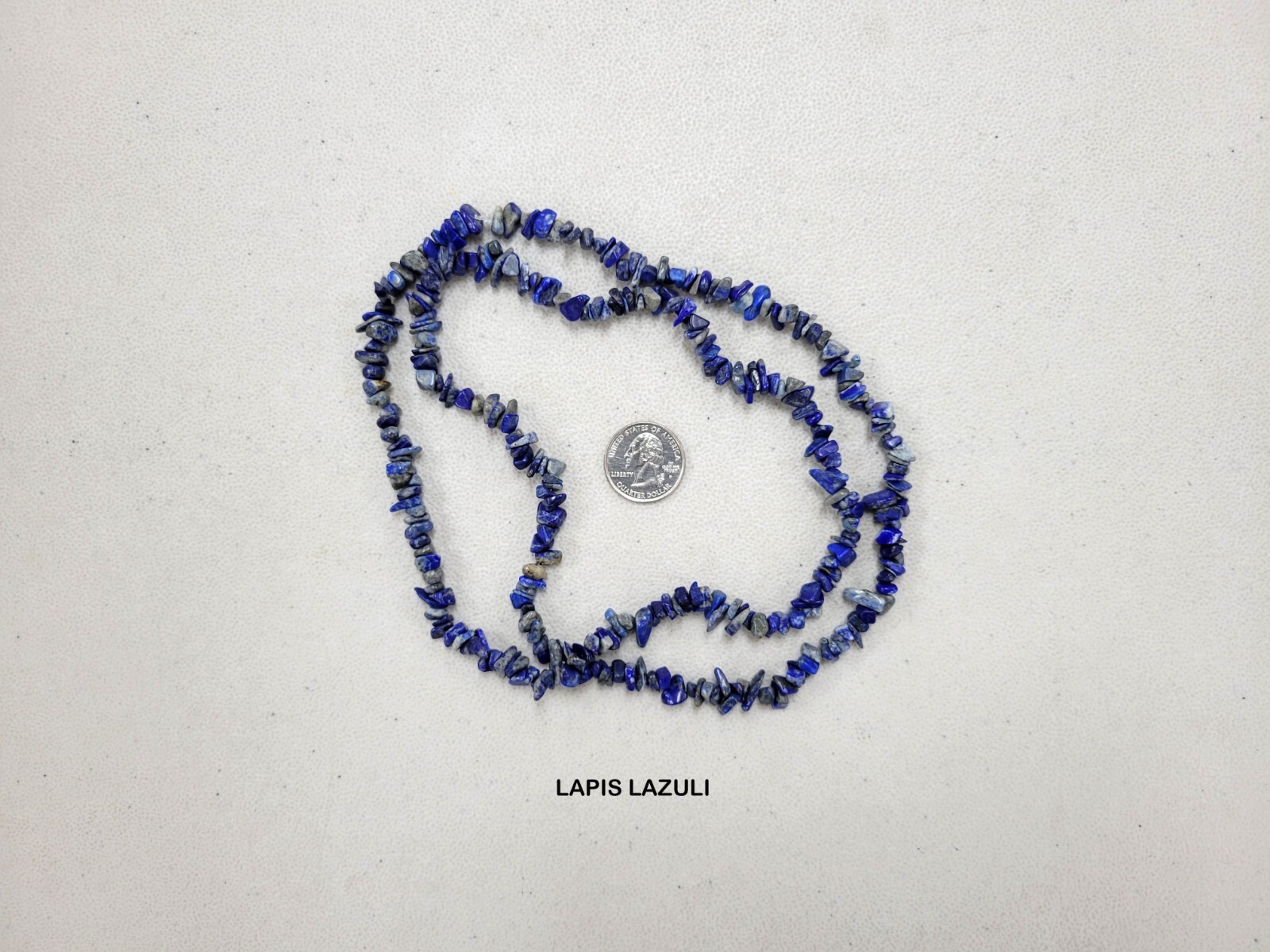 Natural Crystal Stone Chips Drilled Gemstone Beads Irregular Freeform 34″ Strand