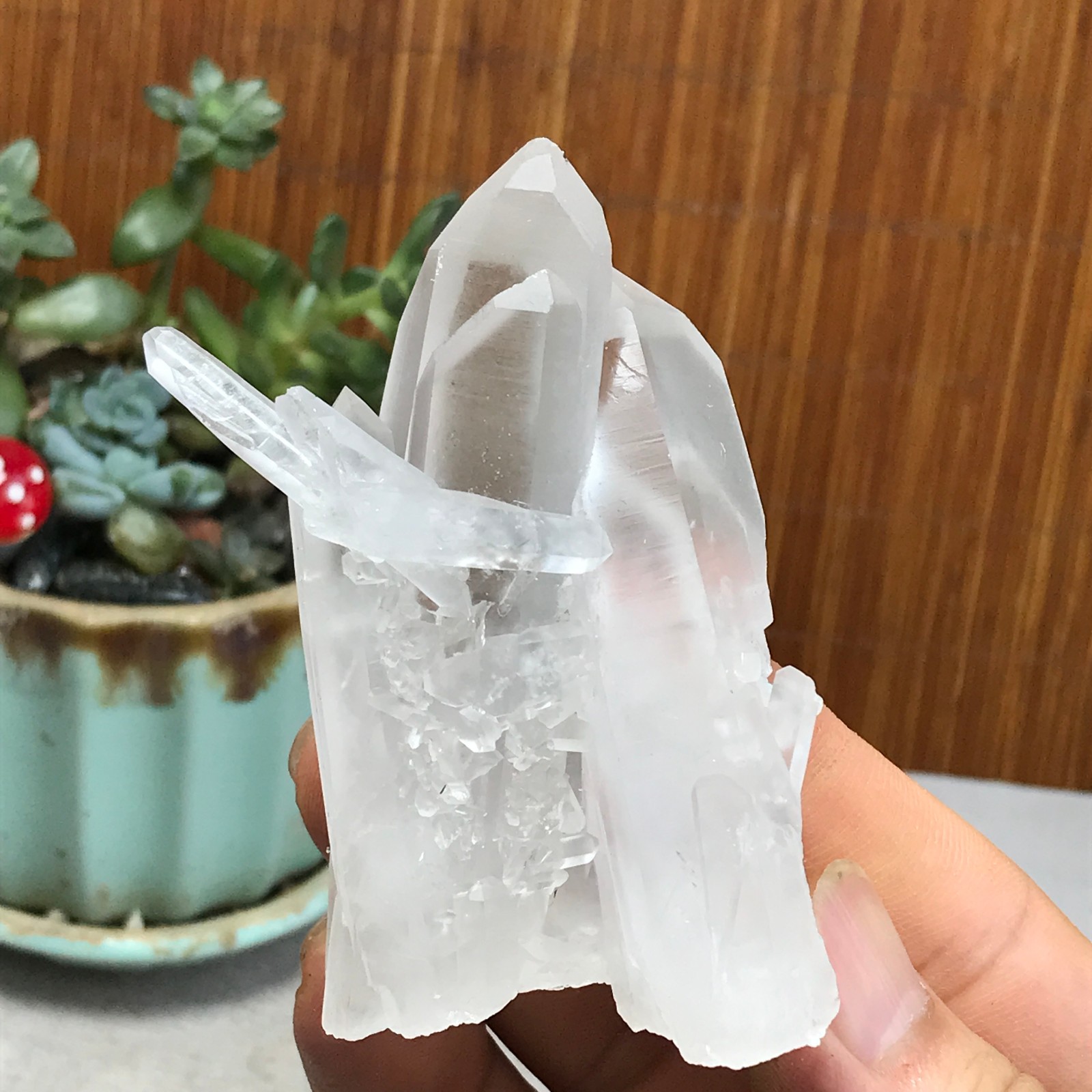 78-47-27mm Natural crystal clusters pretty Quartz Mineral Specimen 110g A6989
