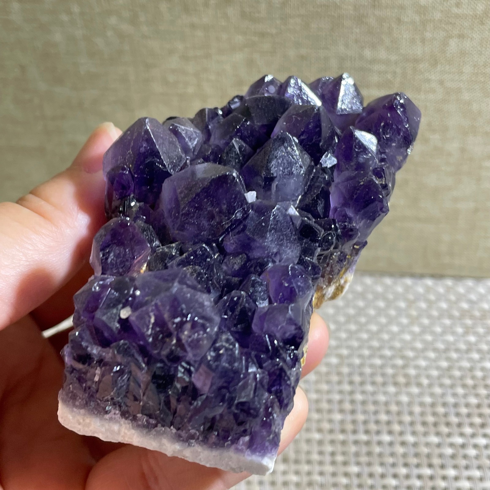 221g Natural amethyst rough stone amethyst cluster block Amethyst a1