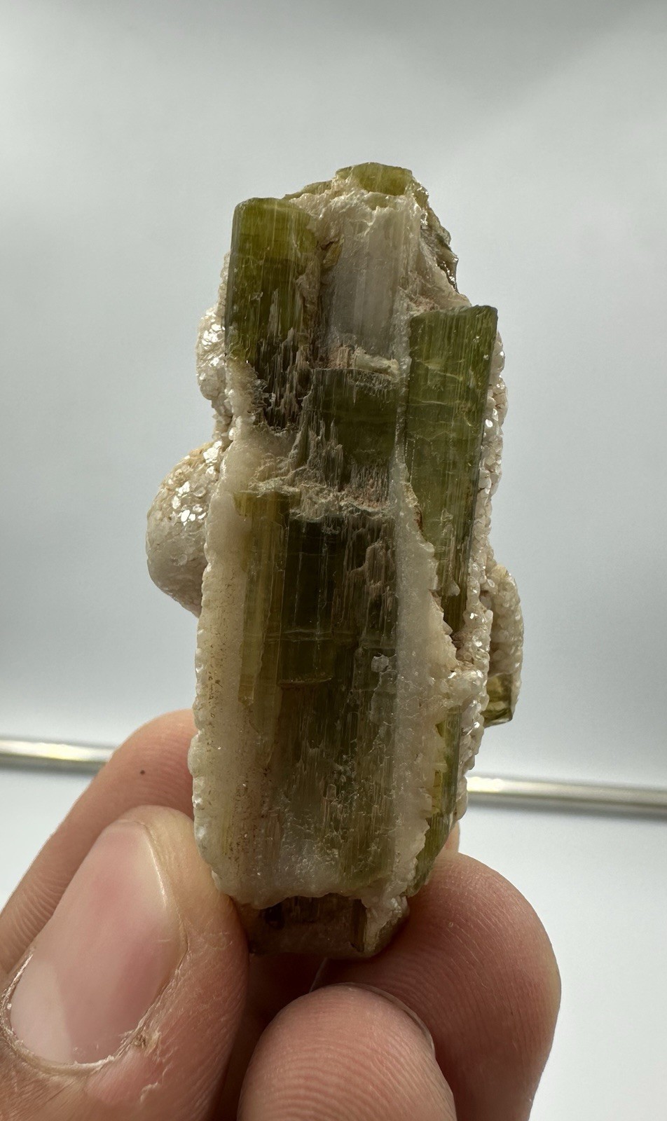 Natural Tourmaline Crystal combined with Feldspar – Kashmir 35 grams