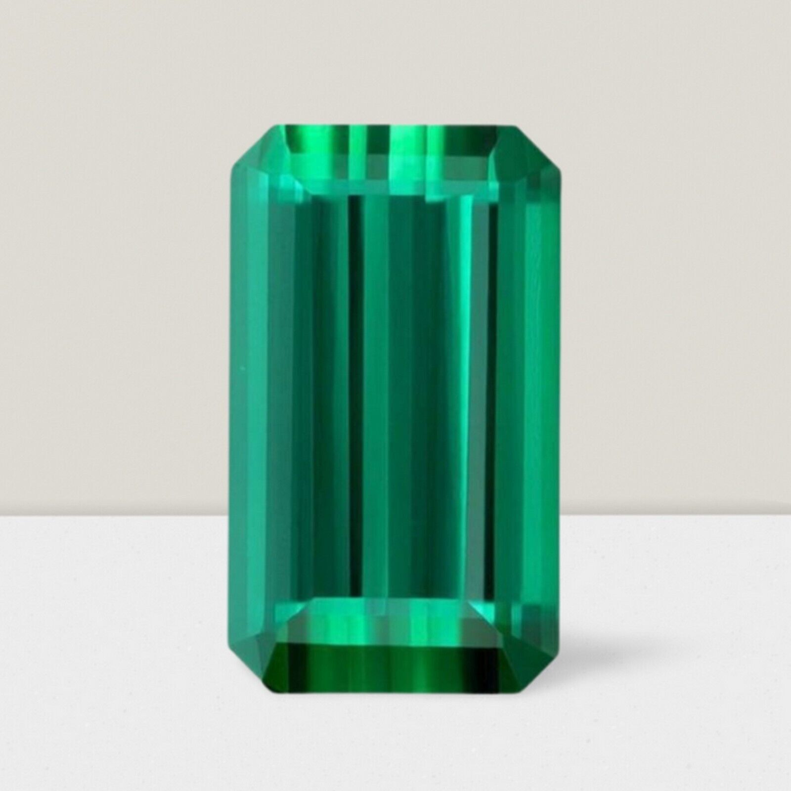 Green Tourmaline Octagon Cut Gemstone 9 Cts – 16×12 mm VVS Loose Gem