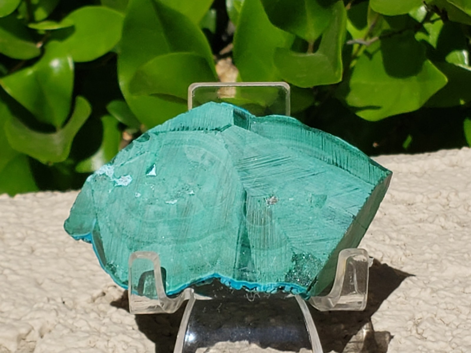 Malachite with Chrysocolla Mineral Velvet Unpolished Crystal Specimen, 86g