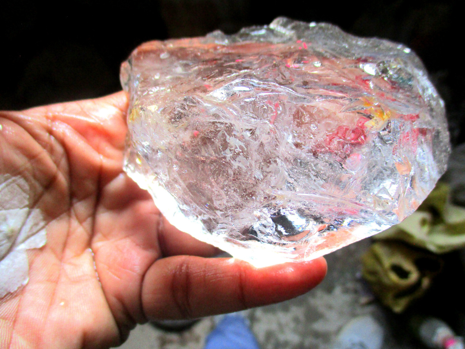 Product image Rare Natural Crystal Quartz Rough, 520 Gms, 50% Eye Clean Flawless