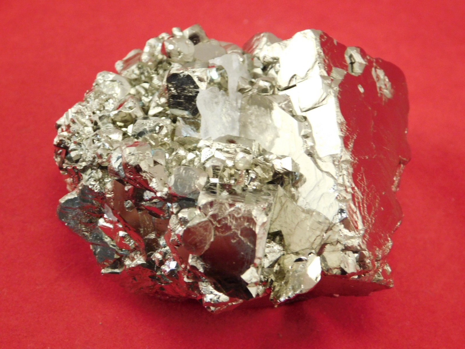 Larger! Nice and 100% Natural Pyrite CUBE Cluster Huanzala Mine Peru 326gr
