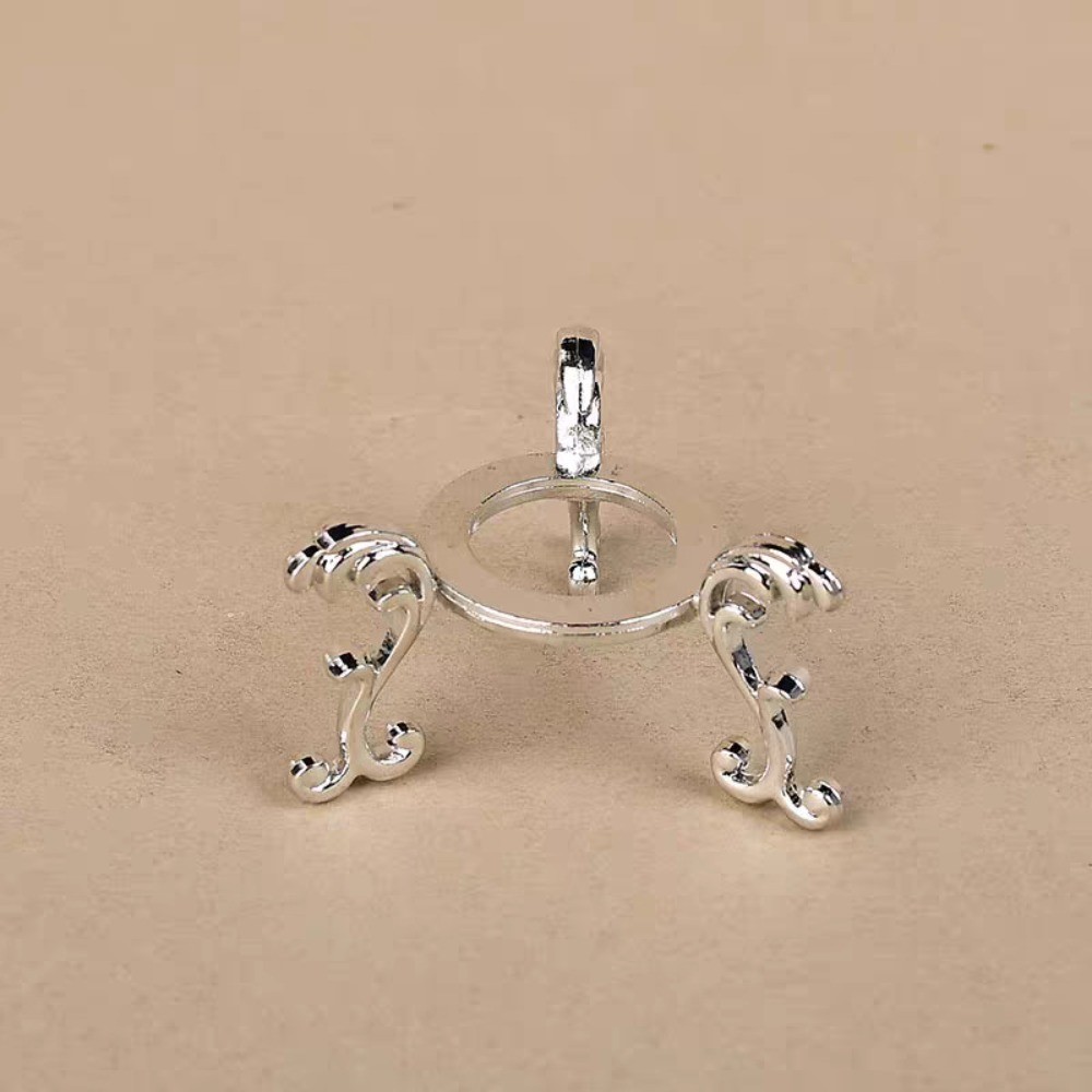Alloy Metal Crystal Sphere Display Stand Healing Ball Base Ornament Home Decor