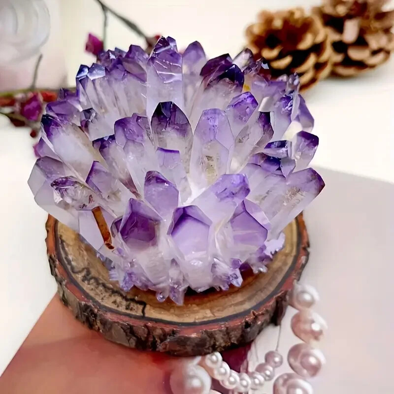 300g+ Natural Rare Large Raw Amethyst Crystal Cluster Healing Mineral Specimens