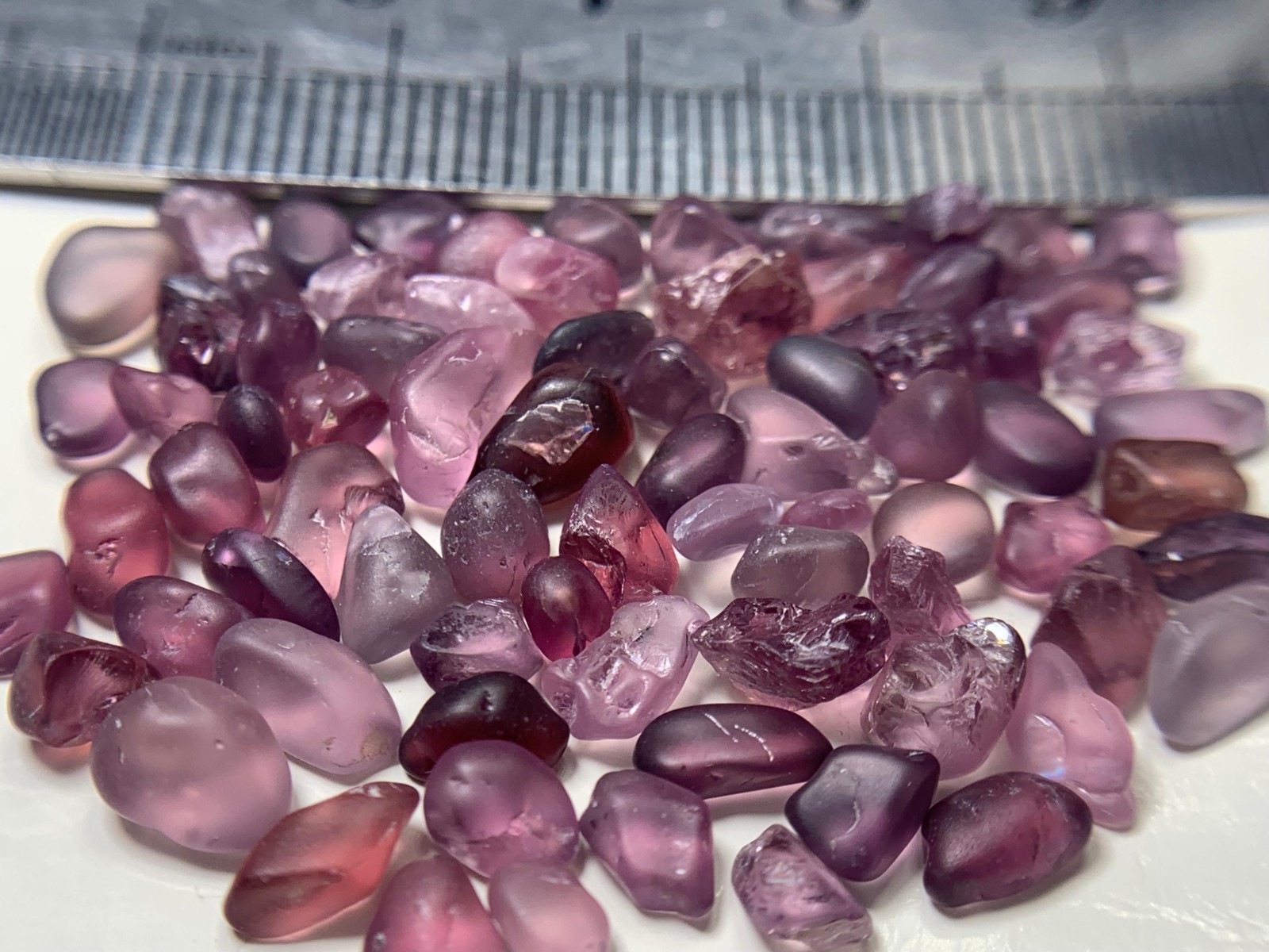 40 Crt Gorgeous Facet Grade Purple Color Spinel Rough lot @Burma